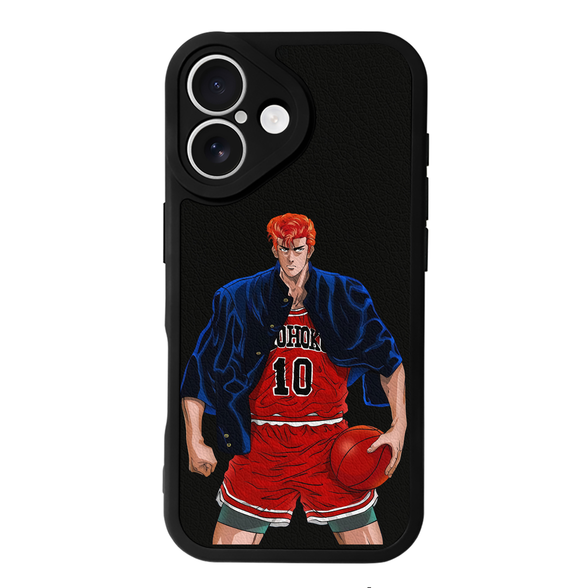 （画像用） SLAM DUNK／スラムダンク 【iPhone 16シリーズ対応】シリコンスマホケース（レザー調） 材質：シリコン